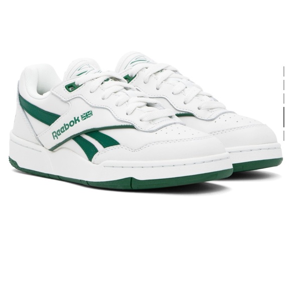 Reebok Shoes - Reebok Classic White and Green Shoes